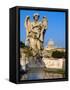 Vatican and River Tiber, Rome, Lazio, Italy, Europe-Charles Bowman-Framed Stretched Canvas