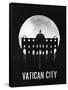 Vatican City Landmark Black-null-Framed Stretched Canvas