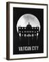 Vatican City Landmark Black-null-Framed Art Print