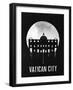 Vatican City Landmark Black-null-Framed Art Print