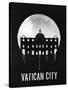 Vatican City Landmark Black-null-Stretched Canvas