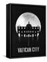 Vatican City Landmark Black-null-Framed Stretched Canvas