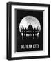 Vatican City Landmark Black-null-Framed Premium Giclee Print