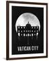 Vatican City Landmark Black-null-Framed Art Print