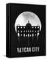 Vatican City Landmark Black-null-Framed Stretched Canvas