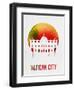 Vatican City Landmark Red-null-Framed Art Print