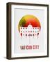 Vatican City Landmark Red-null-Framed Art Print