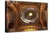 Vatican Inside Small Dome Shaft of Light Ceiling-William Perry-Stretched Canvas