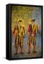 Vatican's Guards by Andre Burian-André Burian-Framed Stretched Canvas