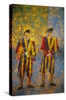 Vatican's Guards by Andre Burian-André Burian-Stretched Canvas