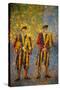 Vatican's Guards by Andre Burian-André Burian-Stretched Canvas