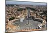 Vatican St. Peter Area Landscape High View-Tamashou-Mounted Photographic Print