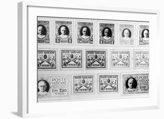 Vatican Stamps 1929-null-Framed Photographic Print