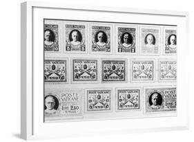 Vatican Stamps 1929-null-Framed Photographic Print