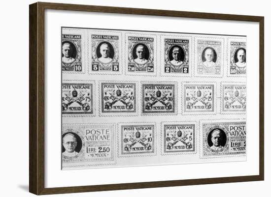 Vatican Stamps 1929-null-Framed Photographic Print