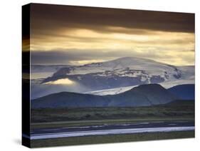 Vatnajokull Icecap Glacier, South Iceland-Michele Falzone-Stretched Canvas