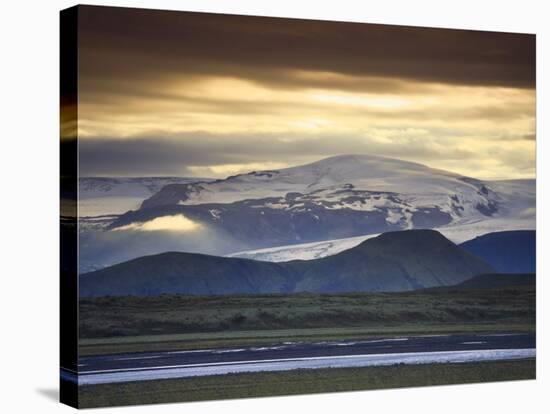 Vatnajokull Icecap Glacier, South Iceland-Michele Falzone-Stretched Canvas