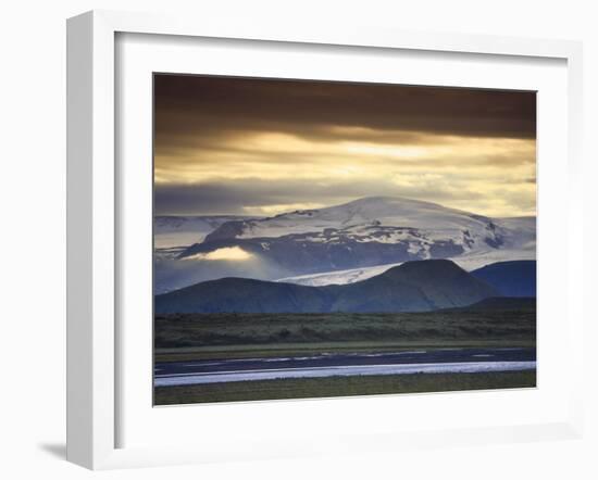 Vatnajokull Icecap Glacier, South Iceland-Michele Falzone-Framed Photographic Print