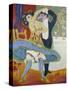 Vaudeville Theatre, 1912/13-Ernst Ludwig Kirchner-Stretched Canvas