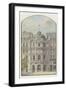 Vaudeville Theatre (Paris): Elevation of the Rotunda-Auguste-Joseph Magne-Framed Giclee Print