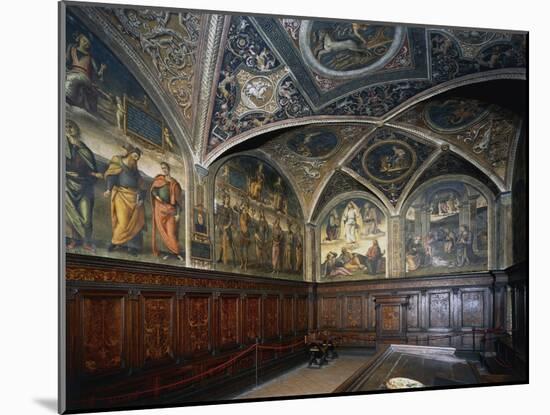 Vault Frescoes-Pietro Perugino-Mounted Giclee Print