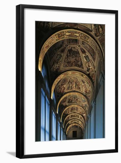 Vault from First-Floor Gallery, Lateran Palace, Rome, Vatican City, Italy, 16th Century-null-Framed Giclee Print