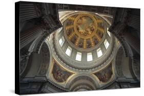 Vault of Dome of Cathedral, Hotel Des Invalides-null-Stretched Canvas