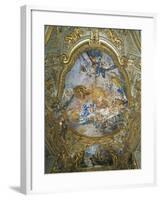 Vault of Gilded Gallery, Palazzo Carrega-Cataldi, Genoa, Italy, 16th-18th Centuries-null-Framed Giclee Print