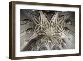 Vault of Gothic Chapel, Musee De Cluny, Paris, Ile-De-La-Cite, France-null-Framed Giclee Print