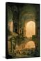 Vaulted Arches Ruin-Hubert Robert-Framed Stretched Canvas