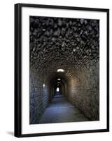 Vaulted Gallery That Connects with Holy Water Tanks of Temple of Telesphorus-null-Framed Giclee Print