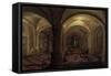 Vaulted Interior with Figures-Pieter The Elder Neeffs-Framed Stretched Canvas