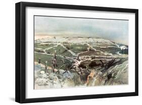 Vauquois, 29th August 1915-Francois Flameng-Framed Giclee Print