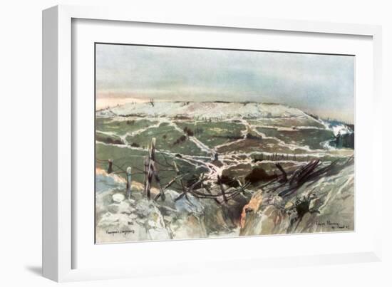 Vauquois, 29th August 1915-Francois Flameng-Framed Giclee Print
