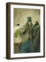 Vautrin, Illustration For Le Pere Goriot, a Novel by Honore de Balzac-Quint-Framed Giclee Print