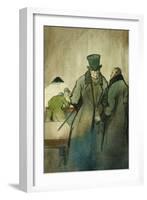 Vautrin, Illustration For Le Pere Goriot, a Novel by Honore de Balzac-Quint-Framed Giclee Print