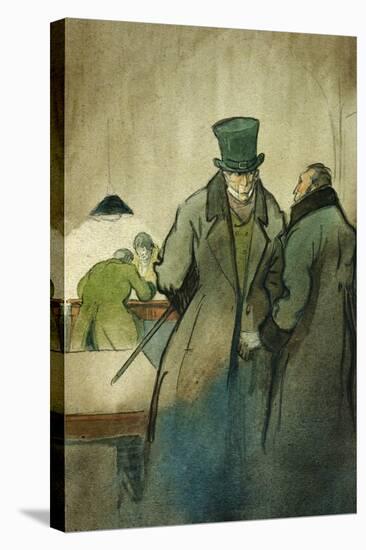 Vautrin, Illustration For Le Pere Goriot, a Novel by Honore de Balzac-Quint-Stretched Canvas
