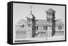 Vaux Hall Manor House, c1813, (1912)-null-Framed Stretched Canvas