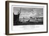 Vauxhall Bridge and Millbank Penitentiary, Westminster, London, 1817-JC Varrall-Framed Giclee Print