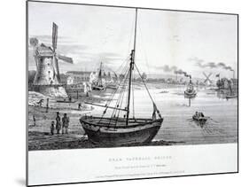 Vauxhall Bridge, London, 1829-FV Martens-Mounted Giclee Print