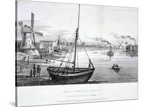 Vauxhall Bridge, London, 1829-FV Martens-Stretched Canvas
