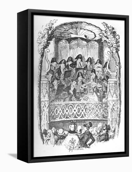 Vauxhall Gardens by Day, C1900-George Cruikshank-Framed Stretched Canvas