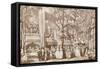 Vauxhall Gardens by-Thomas Rowlandson-Framed Stretched Canvas