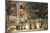 Vauxhall Gardens from Ackermann's Microcosm of London, 1809-Thomas Rowlandson-Mounted Giclee Print