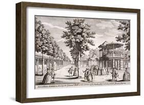 Vauxhall Gardens, Lambeth, London, C1751-Samuel Wale-Framed Giclee Print