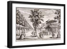 Vauxhall Gardens, Lambeth, London, C1751-Samuel Wale-Framed Giclee Print