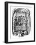 Vauxhall Gardens-George Cruikshank-Framed Art Print