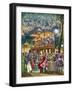 Vauxhall Pleasure Gardens around 1750-Peter Jackson-Framed Giclee Print