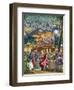 Vauxhall Pleasure Gardens around 1750-Peter Jackson-Framed Giclee Print