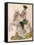 'Vauxhall Porcelain figure, probably representing Ferdinand, Duke of Brunswick', c1755-60-Unknown-Framed Stretched Canvas